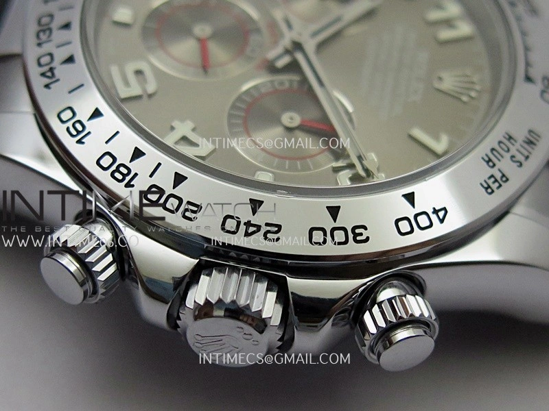 Daytona 116509 Gain Weight QF 1:1 Best Edition Gray Dial On Rubber Strap SH4130