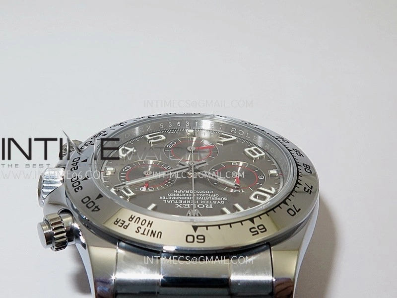 Daytona 116509 Gain Weight QF 1:1 Best Edition Gray Dial On Rubber Strap SH4130