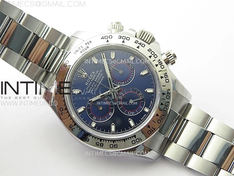 Daytona 116509 QF 1:1 Best Edition Blue Dial on SS Bracelet SH4130 V3