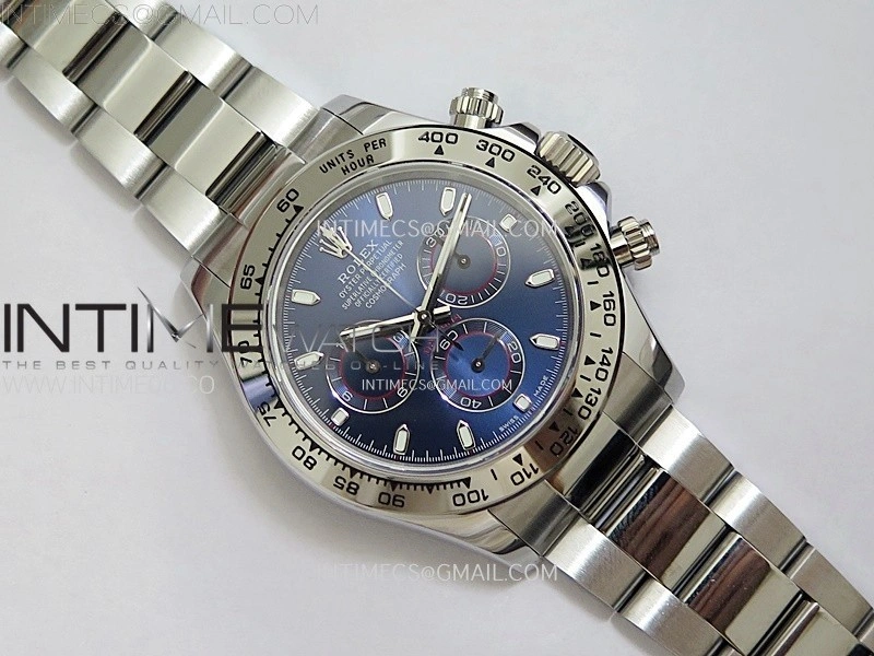 Daytona 116509 QF 1:1 Best Edition Blue Dial on SS Bracelet SH4130 V3