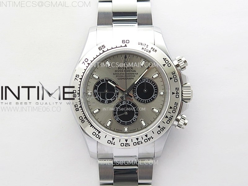 Daytona 116509 QF 1:1 Best Edition Gray Dial on SS Bracelet SH4130 V3