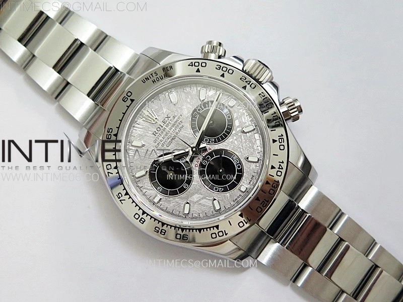 Daytona 116509 QF 1:1 Best Edition Real Meteorite Dial on SS Bracelet SH4130 V3