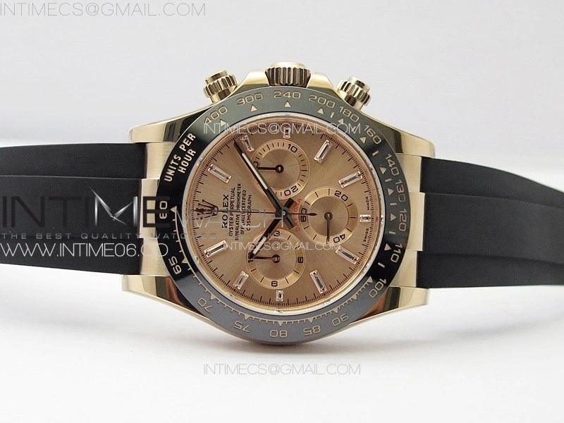 Daytona 116515 BTF 1:1 Best Edition RG Dial on Oysterflex Rubber Strap SA4130 V2