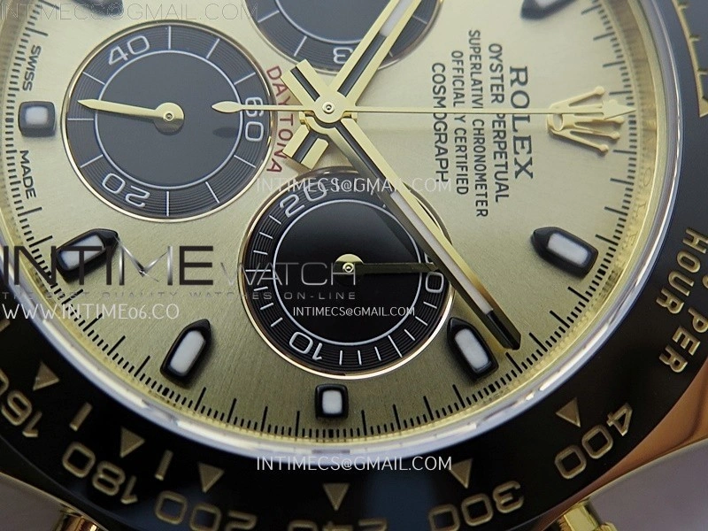 Daytona 116518 904L YG VSF 1:1 Best Edition Gold Dial On Oysterflex DD4130