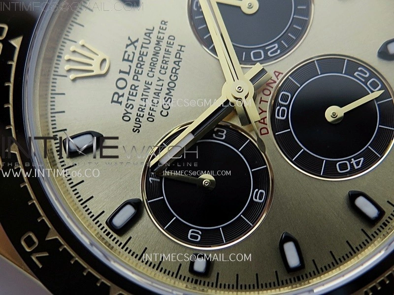 Daytona 116518 904L YG VSF 1:1 Best Edition Gold Dial On Oysterflex DD4130