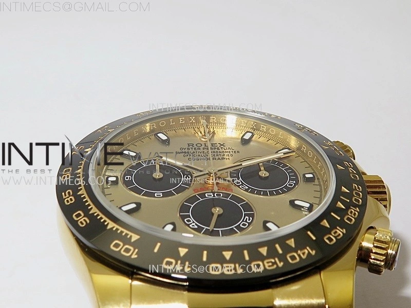 Daytona 116518 904L YG VSF 1:1 Best Edition Gold Dial On Oysterflex DD4130