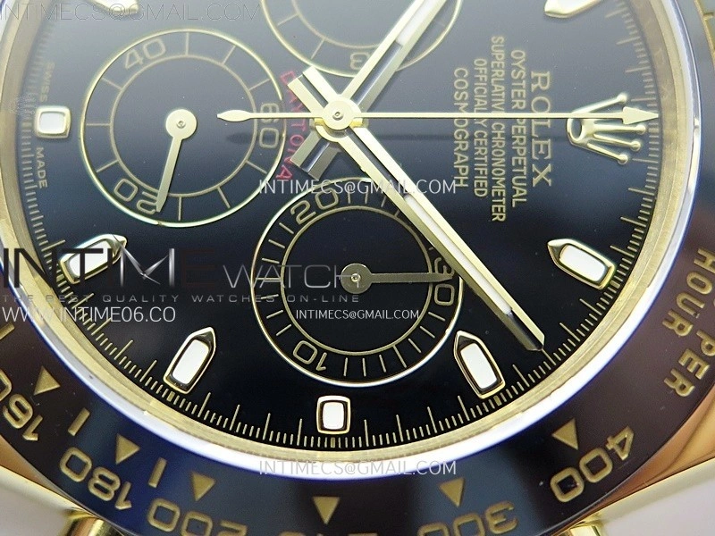 Daytona 116518 QF 1:1 Best Edition Black Dial on Oysterflex Strap SH4130 V3