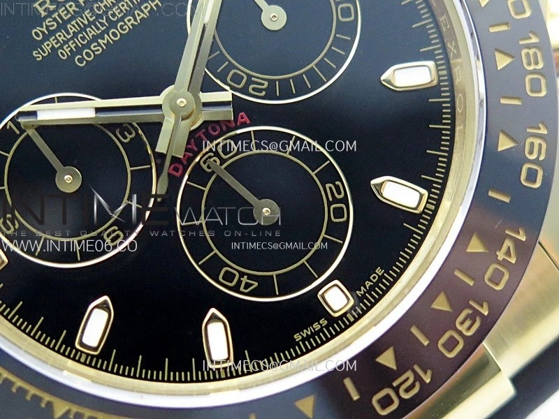 Daytona 116518 QF 1:1 Best Edition Black Dial on Oysterflex Strap SH4130 V3