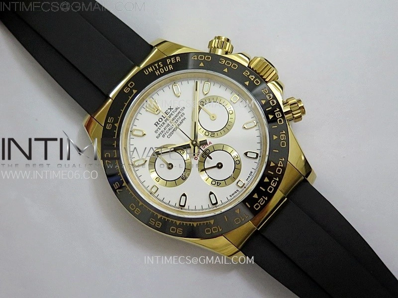 Daytona 116518 QF 1:1 Best Edition White Dial on Oysterflex Strap SH4130 V3