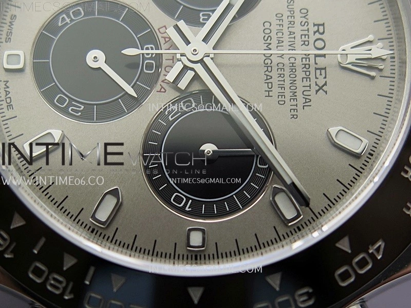 Daytona 116519 904L SS VSF 1:1 Best Edition On Oysterflex Gray Dial DD4130
