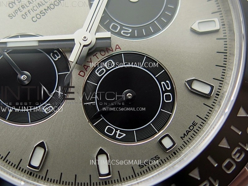 Daytona 116519 904L SS VSF 1:1 Best Edition On Oysterflex Gray Dial DD4130