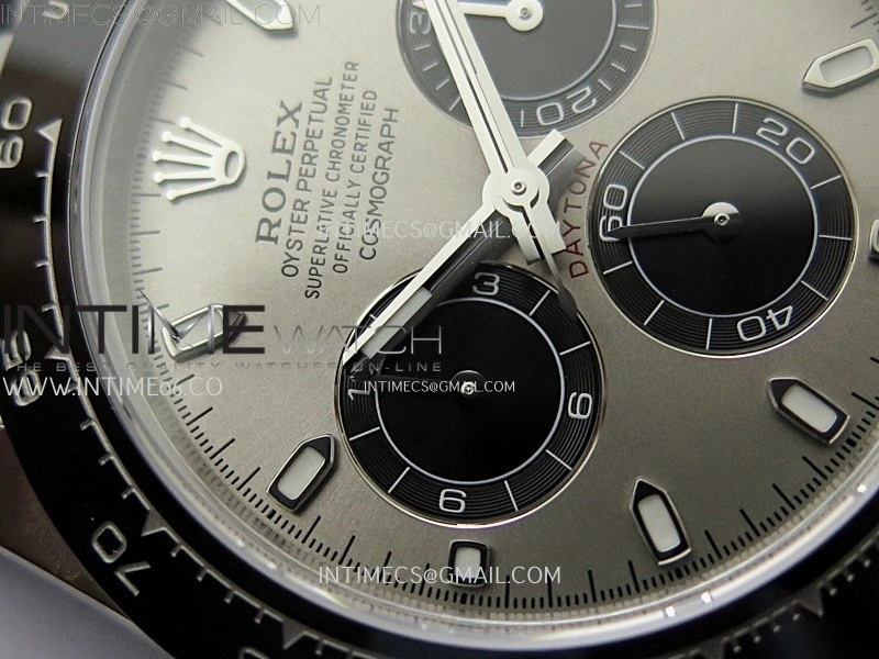 Daytona 116519 904L SS VSF 1:1 Best Edition On Oysterflex Gray Dial DD4130