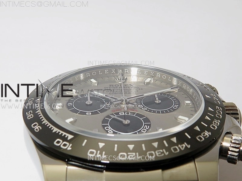 Daytona 116519 904L SS VSF 1:1 Best Edition On Oysterflex Gray Dial DD4130