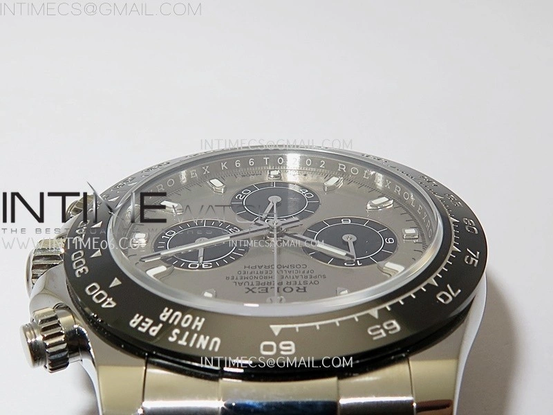 Daytona 116519 904L SS VSF 1:1 Best Edition On Oysterflex Gray Dial DD4130
