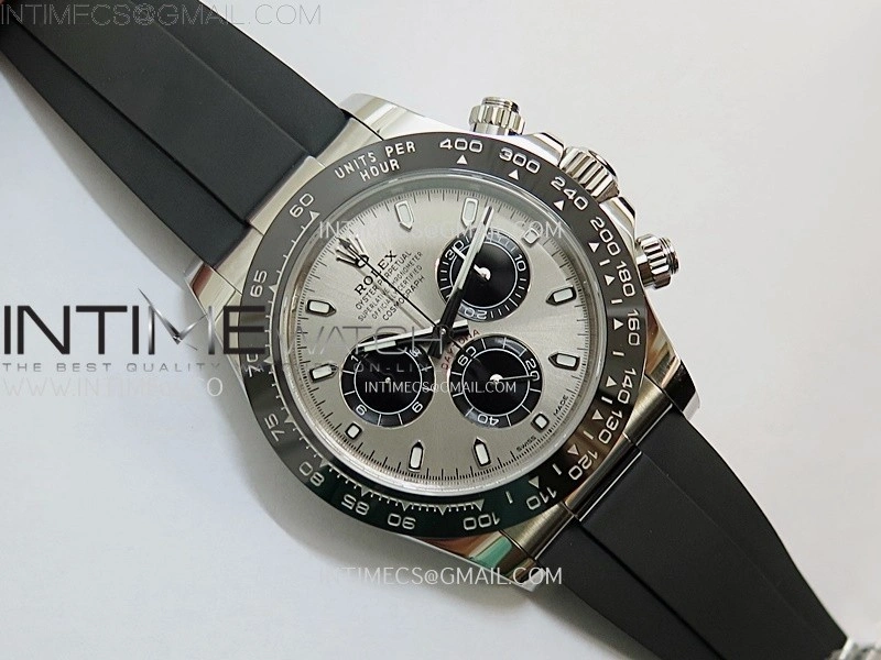 Daytona 116519 904L SS VSF 1:1 Best Edition On Oysterflex Gray Dial DD4130