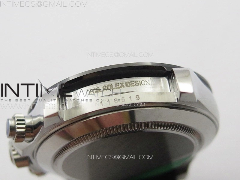Daytona 116519LN APSF White MOP Dial Crystals Markers On Rubber Strap Slim A7750