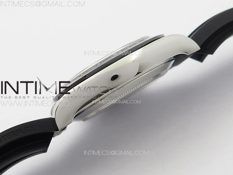 Daytona 116519LN APSF White MOP Dial Crystals Markers On Rubber Strap Slim A7750