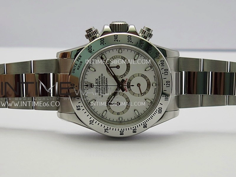 Daytona 116520 904L SS UFO 1:1 Best Edition White Dial On 904L SS Bracelet UF4130