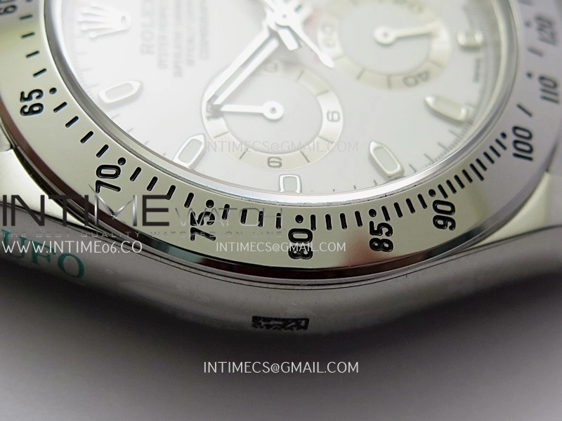 Daytona 116520 904L SS UFO 1:1 Best Edition White Dial On 904L SS Bracelet UF4130