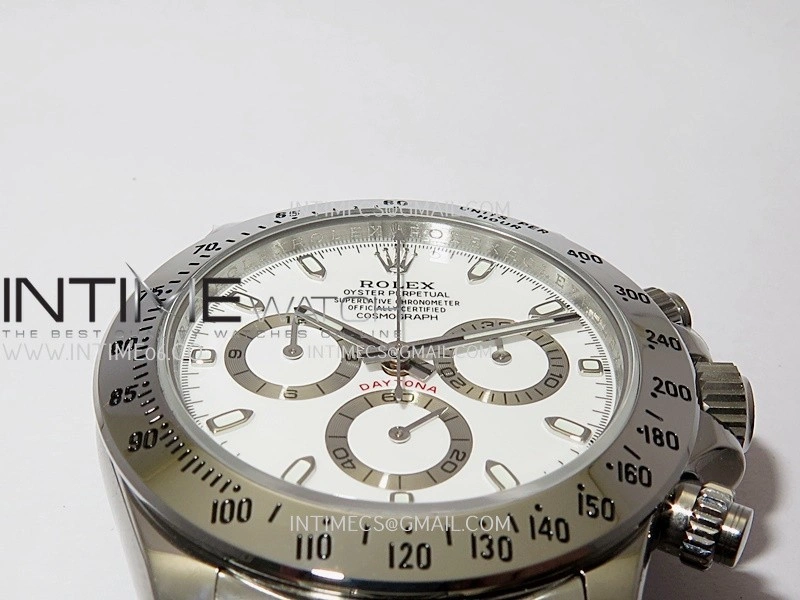 Daytona 116520 904L SS UFO 1:1 Best Edition White Dial On 904L SS Bracelet UF4130
