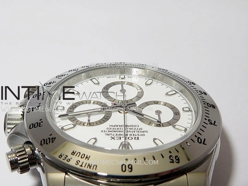 Daytona 116520 904L SS UFO 1:1 Best Edition White Dial On 904L SS Bracelet UF4130