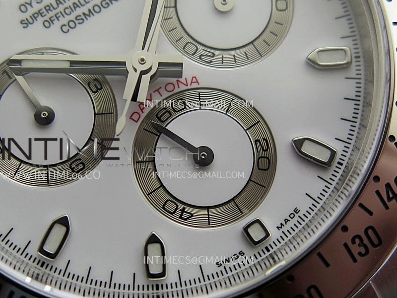 Daytona 116520 904L SS VF 1:1 Best Edition White Dial On 904L SS Bracelet DD4130