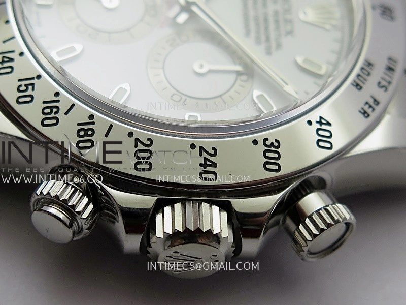 Daytona 116520 904L SS VF 1:1 Best Edition White Dial On 904L SS Bracelet DD4130