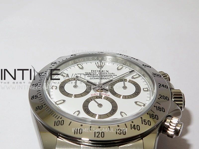Daytona 116520 904L SS VF 1:1 Best Edition White Dial On 904L SS Bracelet DD4130