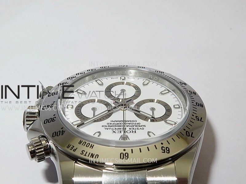 Daytona 116520 904L SS VF 1:1 Best Edition White Dial On 904L SS Bracelet DD4130