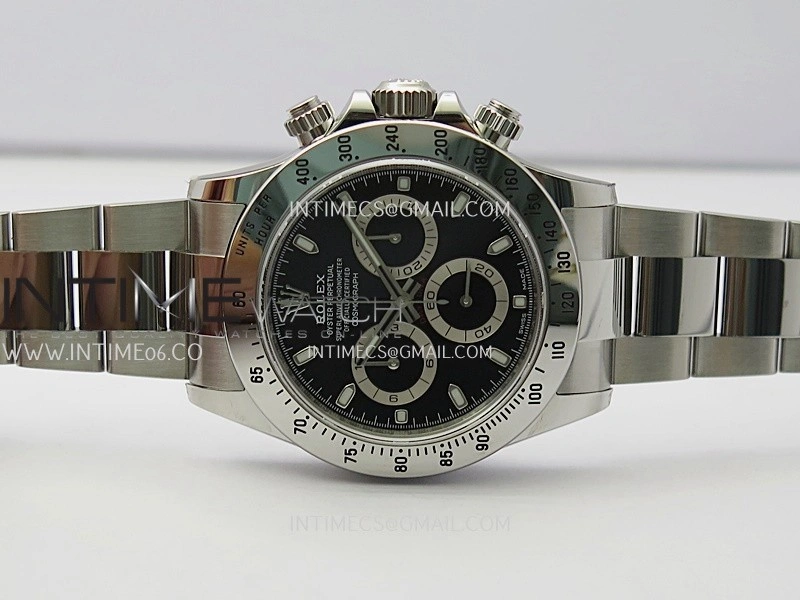 Daytona 116520 904L SS VSF 1:1 Best Edition Black Dial On 904L SS Bracelet DD4130