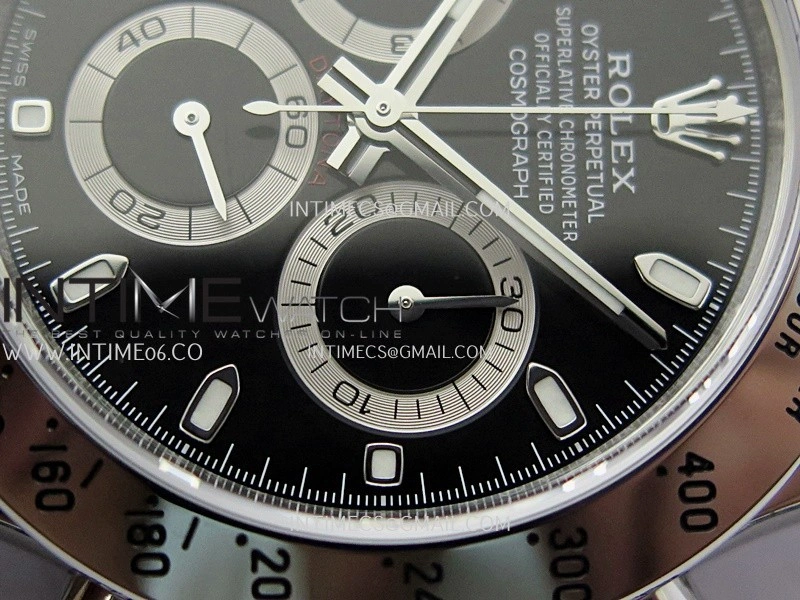 Daytona 116520 904L SS VSF 1:1 Best Edition Black Dial On 904L SS Bracelet DD4130