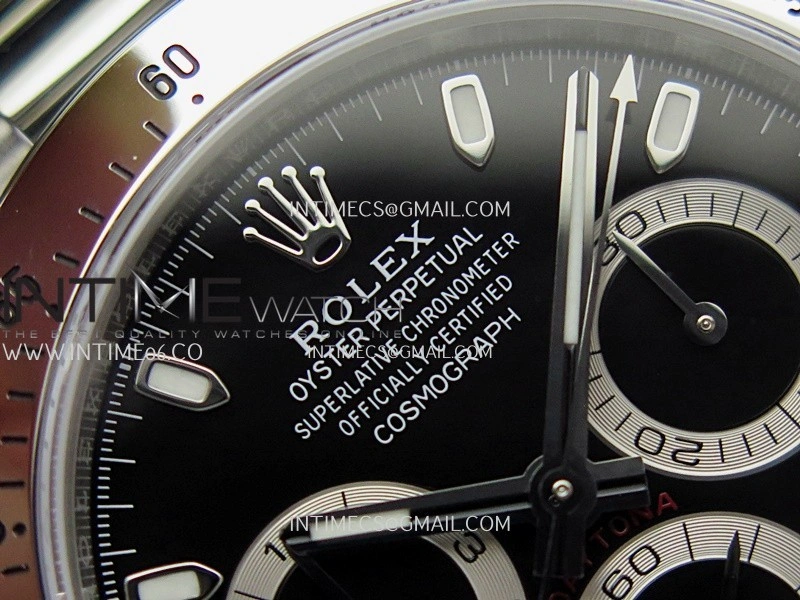 Daytona 116520 904L SS VSF 1:1 Best Edition Black Dial On 904L SS Bracelet DD4130