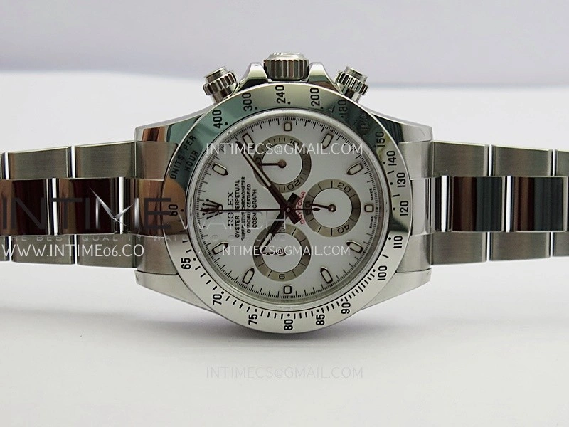 Daytona 116520 904L SS VSF 1:1 Best Edition White Dial On 904L SS Bracelet DD4130