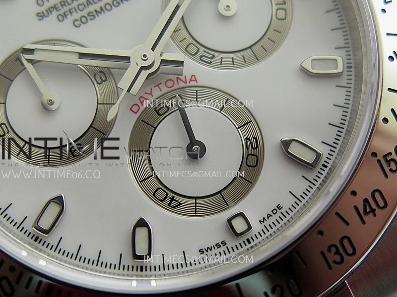 Daytona 116520 904L SS VSF 1:1 Best Edition White Dial On 904L SS Bracelet DD4130