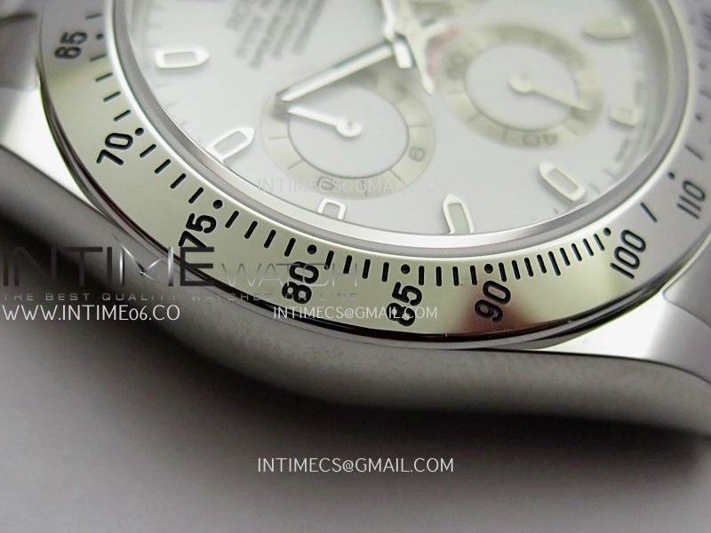 Daytona 116520 904L SS VSF 1:1 Best Edition White Dial On 904L SS Bracelet DD4130
