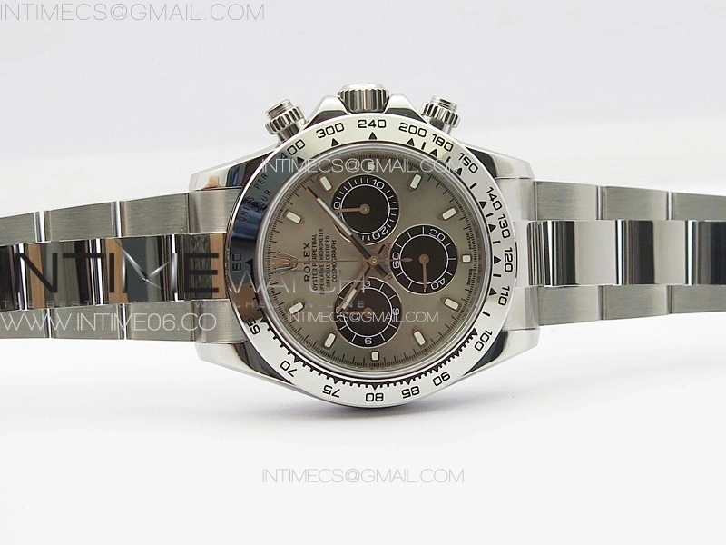 Daytona 116520 APSF Gray Dial Stick Markers On SS Bracelet Slim A7750