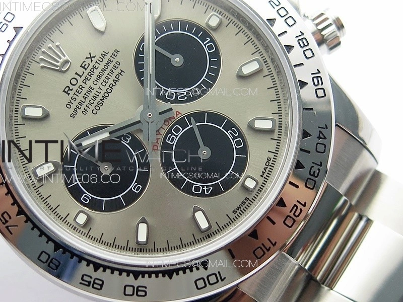 Daytona 116520 APSF Gray Dial Stick Markers On SS Bracelet Slim A7750