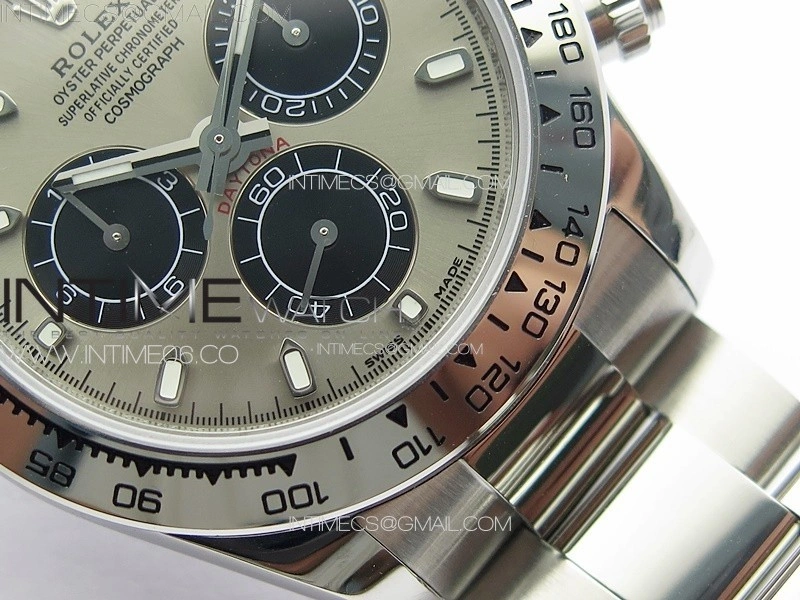 Daytona 116520 APSF Gray Dial Stick Markers On SS Bracelet Slim A7750