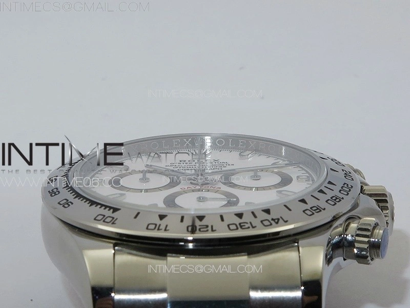 Daytona 116520 APSF White Dial Stick Markers On SS Bracelet Slim A7750