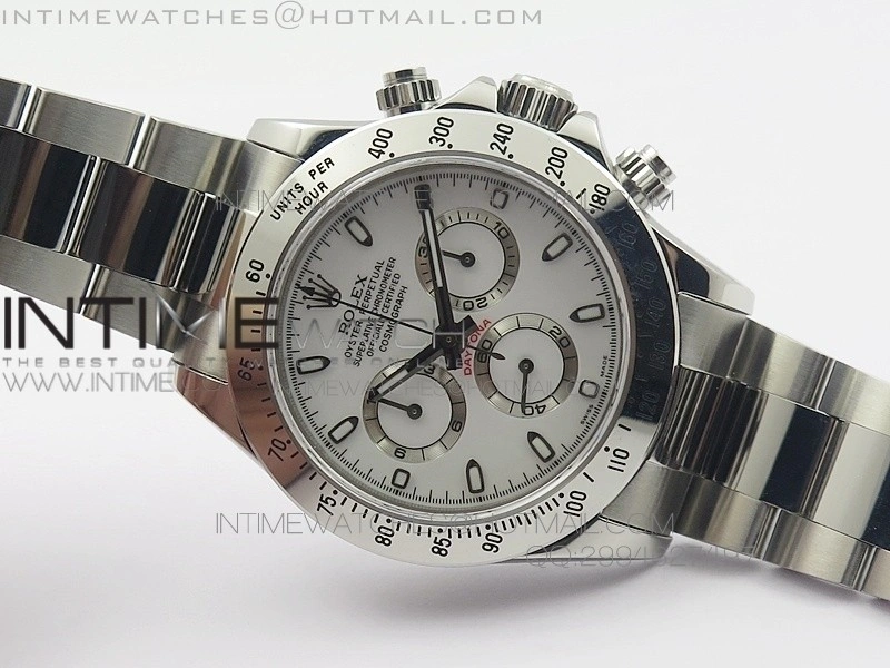 Daytona 116520 V2 BP 1:1 Best Edition White Dial on SS Bracelet A7750