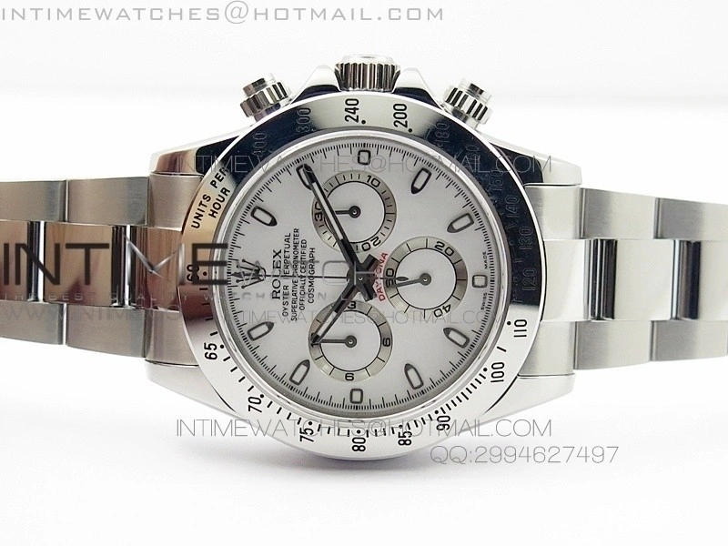 Daytona 116520 V2 BP 1:1 Best Edition White Dial on SS Bracelet A7750