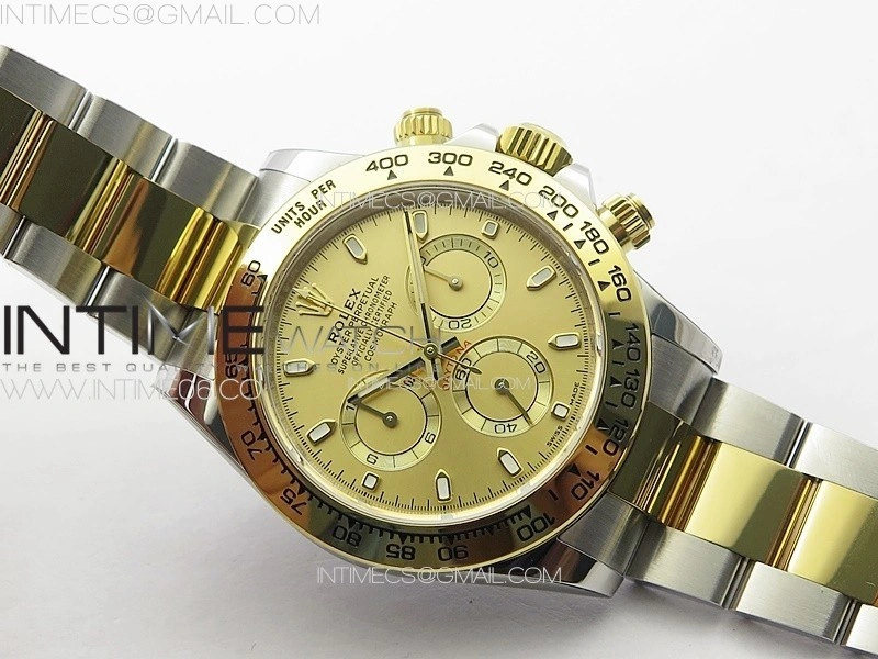Daytona 116523 BTF 1:1 Best Edition 904L SS Case and Bracelet YG Dial SA4130