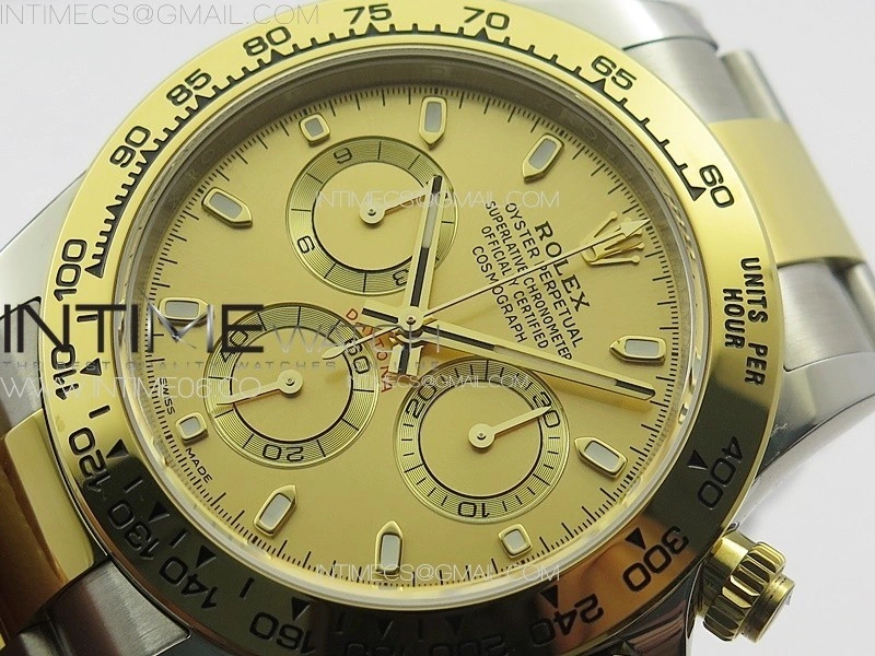 Daytona 116523 BTF 1:1 Best Edition 904L SS Case and Bracelet YG Dial SA4130