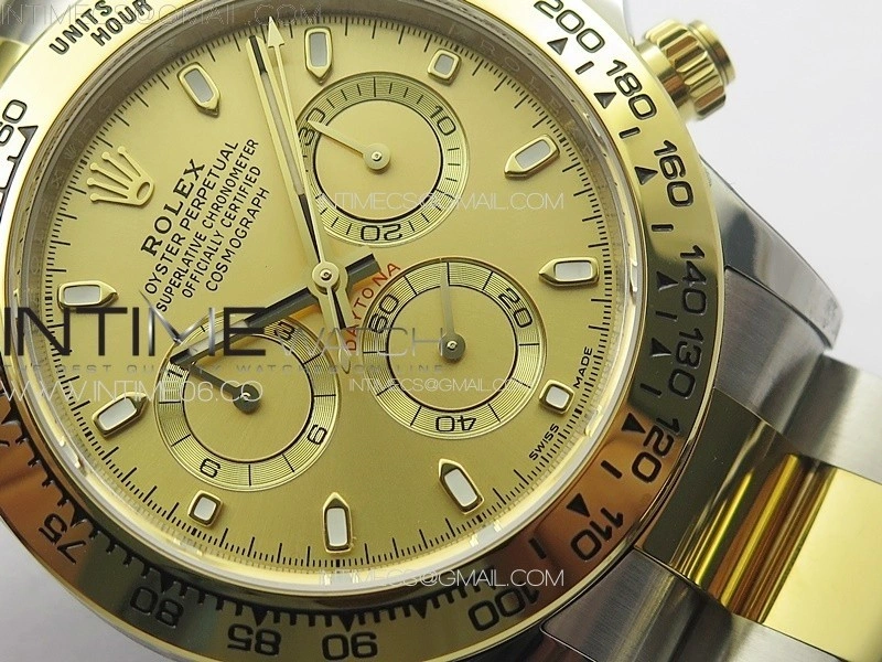 Daytona 116523 BTF 1:1 Best Edition 904L SS Case and Bracelet YG Dial SA4130