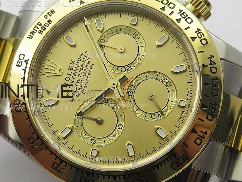 Daytona 116523 BTF 1:1 Best Edition 904L SS Case and Bracelet YG Dial SA4130
