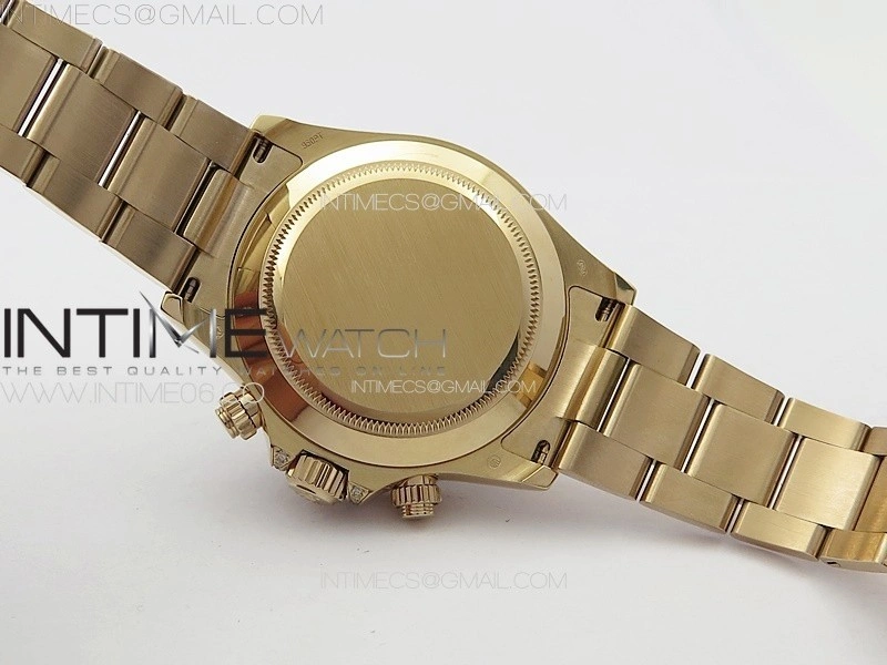 Daytona 116595 Rainbow RG APSF Best Edition Black dial On RG Bracelet A7750