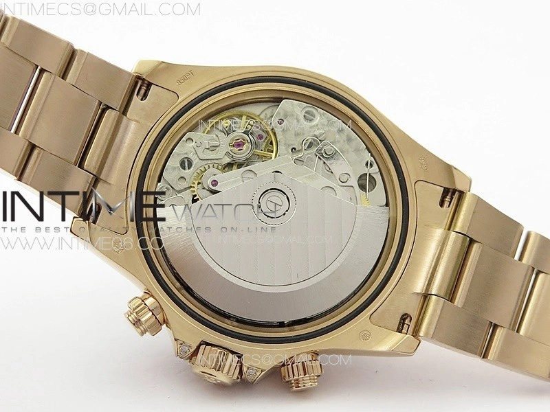 Daytona 116595 Rainbow RG APSF Best Edition Black dial On RG Bracelet A7750