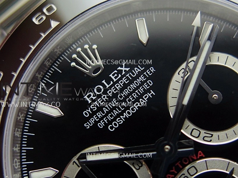 Daytona 126500 904L SS QF 1:1 Best Edition Black Dial On 90L SS Bracelet SH4131