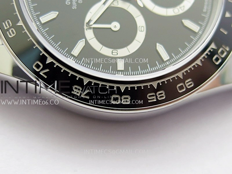Daytona 126500 904L SS QF 1:1 Best Edition Black Dial On 90L SS Bracelet SH4131