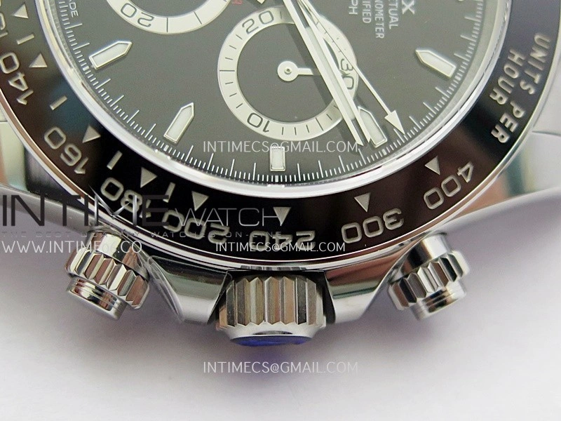 Daytona 126500 904L SS QF 1:1 Best Edition Black Dial On 90L SS Bracelet SH4131